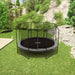 ACON Air 3,7m Trampoline with Premium Enclosure in the backyard.