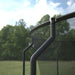 ACON Air 4,6m Trampoline with Premium Enclosure poles and top connector.