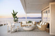 316 Stainless Electric Radiant Heaters at Beach House Patio