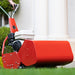 X25 Rolux Reel Mower in Red with Grass Catcher