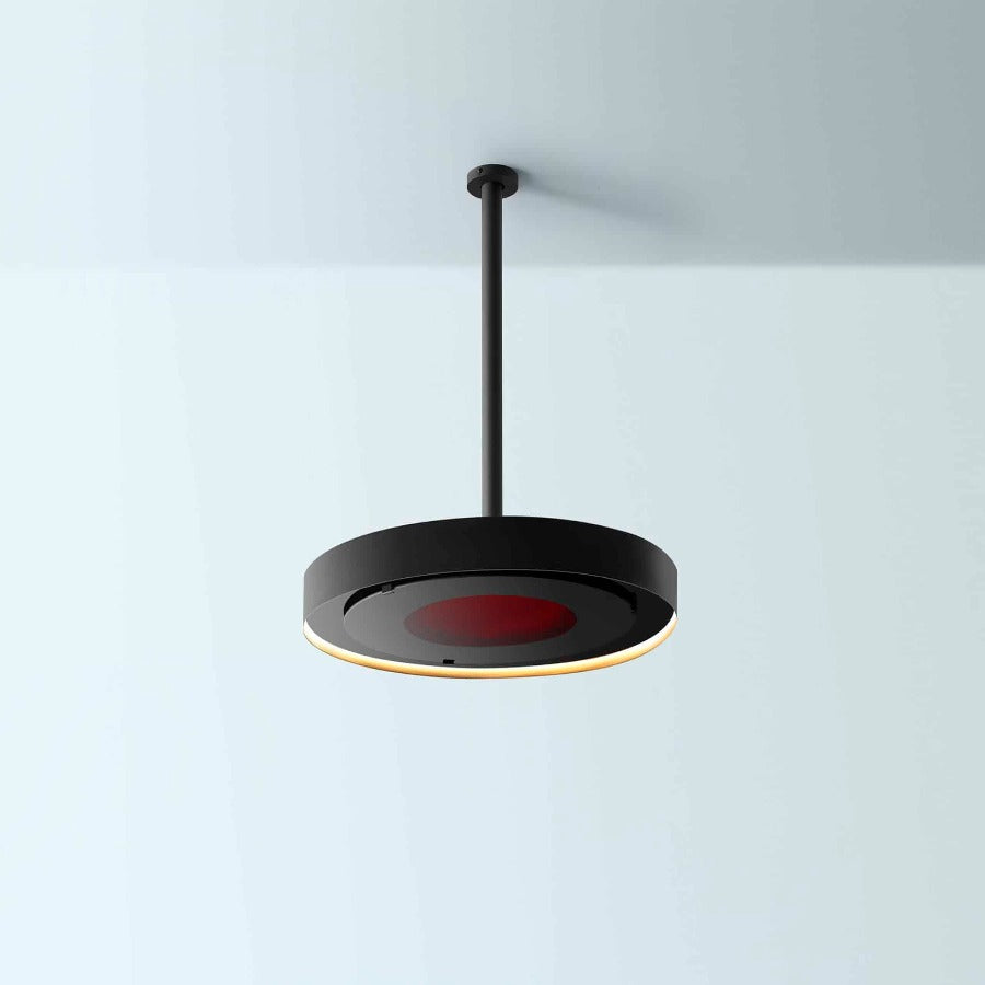 Eclipse Electric Radiant Heater with 24 inch Ceiling mount single pole